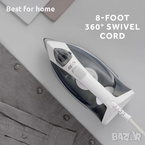 Парна ютия Sunbeam , 1200 вата, незалепваща , хоризонтален или вертикален режим, снимка 3 - Ютии - 50783903