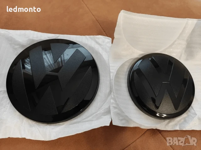 Емблема за Volkswagen Passat B8 2017–2021 Предна Решетка Задна Багажник ABS Черна дистроник