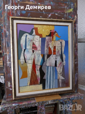 "Семеен портрет", снимка 2 - Картини - 52895325