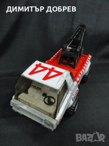 СТАРА РЕТРО МЕТАЛНА ИГРАЧКА КАМИОН ПЪТНА ПОМОЩ JOUSTRA FRANCE, снимка 9 - Колекции - 52747448