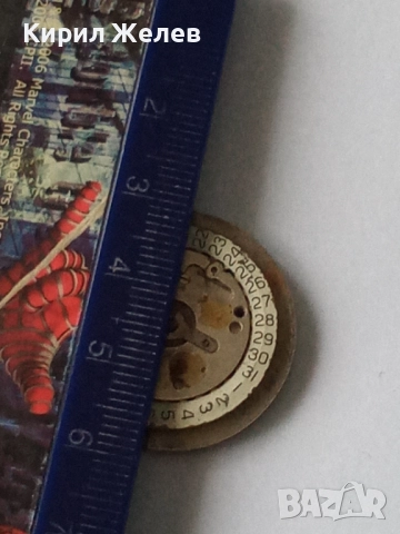 Механизъм с циферблат от стар ръчен часовник 52133, снимка 9 - Мъжки - 52270316