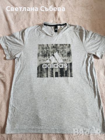 Оригинална тениска adidas размер L , снимка 1 - Тениски - 45537489