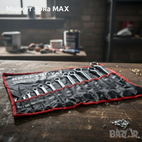 Здрав комплект ключове лули KraftRoyal 6–32 mm, снимка 8 - Други инструменти - 53503185