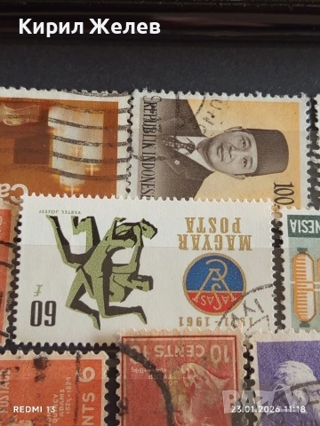 Стари пощенски марки от цял свят смесени АМЕРИКА, ИНДОНЕЗИЯ, УНГАРИЯ за КОЛЕКЦИЯ 51941, снимка 5 - Филателия - 53197929