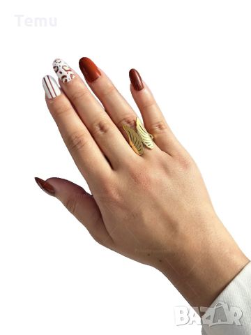 Дамски пръстен от неръждаема стомана, снимка 2 - Пръстени - 45709968