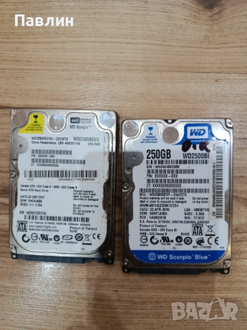 Хард диск ,hard disk 640GB за лаптоп 