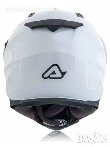 ТОП ЦЕНА Ендуро каска ACERBIS FS 606 WHITE , M 57-58см L 59-60см NEW, снимка 4 - Аксесоари и консумативи - 46829488