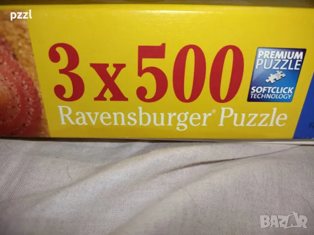 Пъзел "Natural impressions in red" Ravensburger 3x500 части, снимка 4 - Пъзели - 49408021