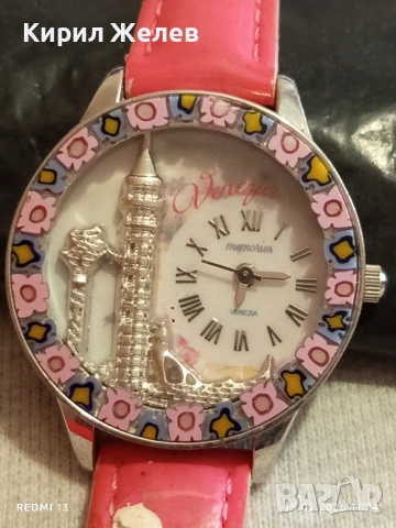 Фешън модел дамски часовник Venezia memories сладък много красив 27455, снимка 2 - Дамски - 53482159