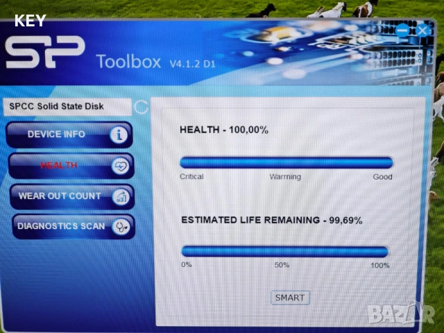 SSD диск 2.5 1TB Health 100% SATA Silicon Power A55, снимка 2 - Твърди дискове - 53121430