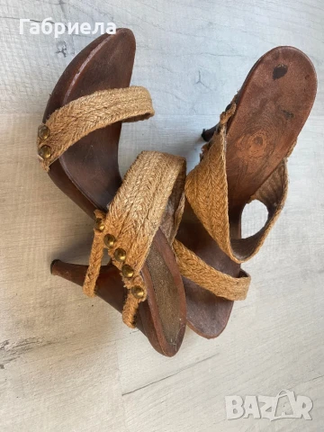 Летни обувки, чехли на ток Gabina, снимка 2 - Сандали - 50942516