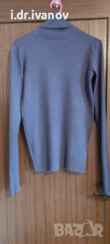 тъмно синьо поло, снимка 2 - Блузи с дълъг ръкав и пуловери - 49340463