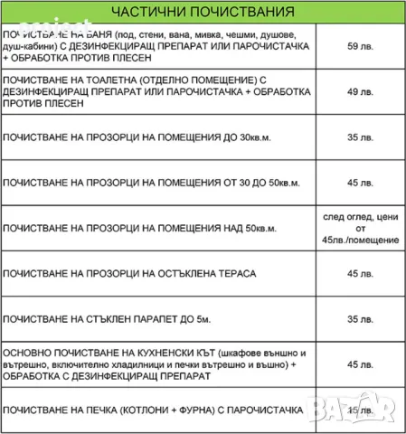 Почистване на апартаменти, къщи, офиси и др. Промо цени., снимка 3 - Почистване на домове - 47242509