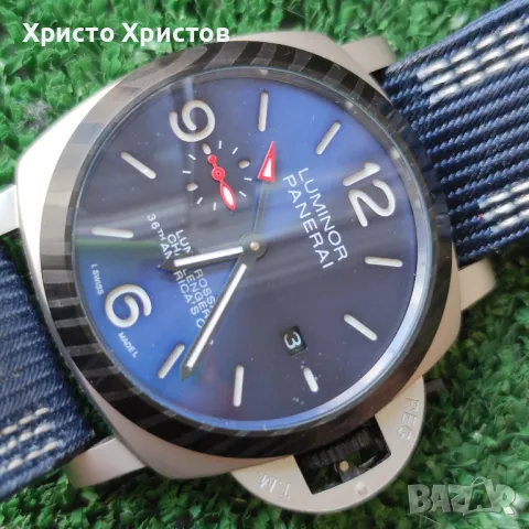 Мъжки луксозен часовник PANERAI LUMINOR Luna Rossa GMT – 44 mm Challenger 36th America’s Cup, снимка 1 - Мъжки - 46862330