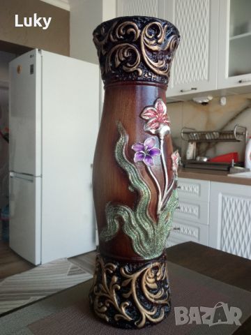 Голяма,стилна и прекрасна ваза.Размерите са на снимките., снимка 4 - Декорация за дома - 45646427