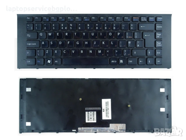 Sony Vaio VPC-EA PCG-61211M 148792221 Клавиатура MP-09L16D0-886 с черна рамка, снимка 2 - Части за лаптопи - 51132212