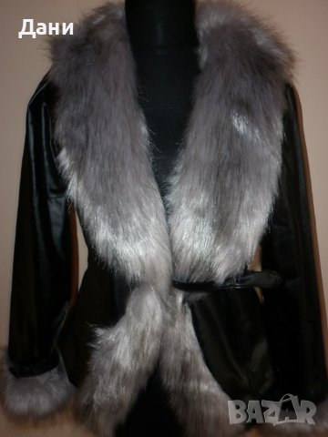 Пухкав елек Amonc -еко кожа, снимка 12 - Елеци - 50686694