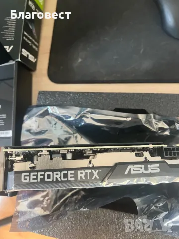 Asus Dual GeForce RTX 3060 12 GB V2 OC Edition Чисто нова с целофана, снимка 7 - Видеокарти - 47703908