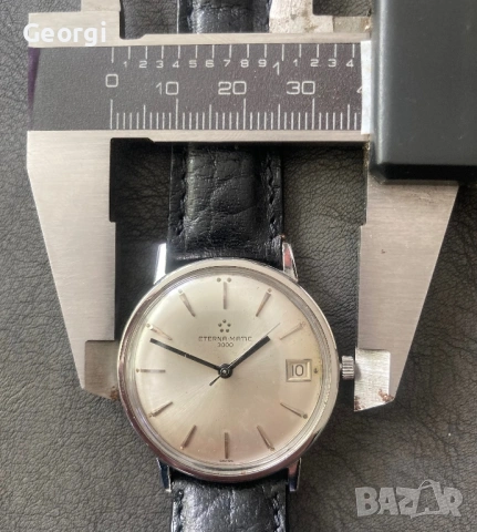 Eterna Matic 3000 Автомат 60те Винтидж Часовник, снимка 11 - Антикварни и старинни предмети - 53592514