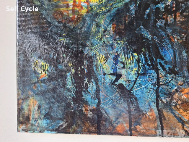 ✅КАРТИНА МАСЛО - ЕЗЕКИЛ - 50/70 СМ.❗, снимка 3 - Картини - 51529597