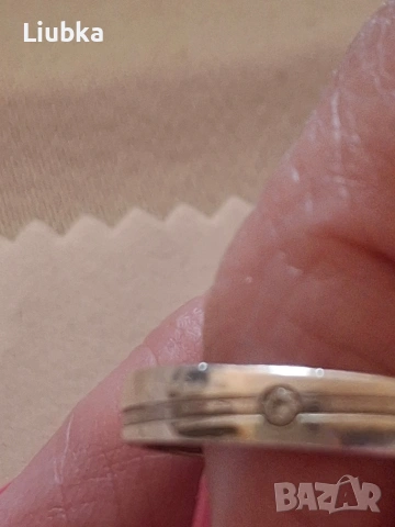 сребърни пръстени тип халка, снимка 4 - Пръстени - 53139394