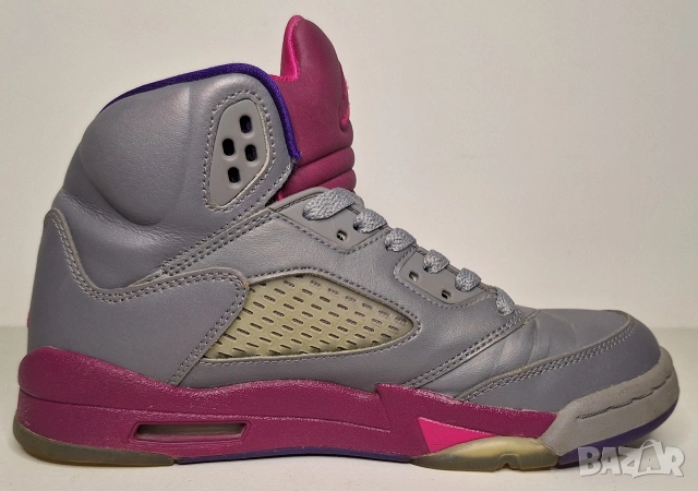 Nike Air Jordan 5 Retro Cement Grey/Pink, снимка 5 - Маратонки - 53174427