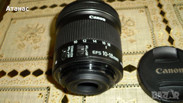 Обектив CANON EF-S 10-18mm f/4.5-5.6 IS STM, снимка 4 - Обективи и филтри - 45253934