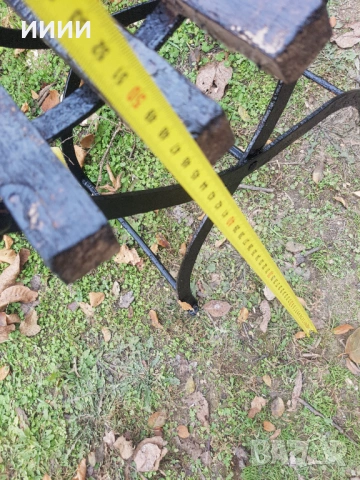 Стар сгъваем стол, снимка 6 - Антикварни и старинни предмети - 53904821