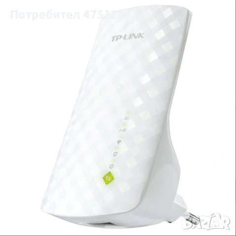 УДЪЛЖИТЕЛ НА ОБХВАТ TP-LINK AC750 RE200, снимка 3 - Рутери - 53696632