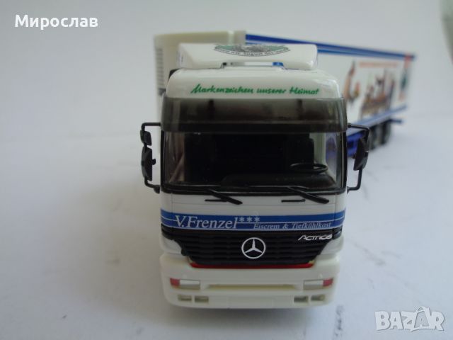  HERPA H0 1/87 MERCEDES BENZ ACTROS КАМИОН МОДЕЛ ТИР, снимка 3 - Колекции - 46567176