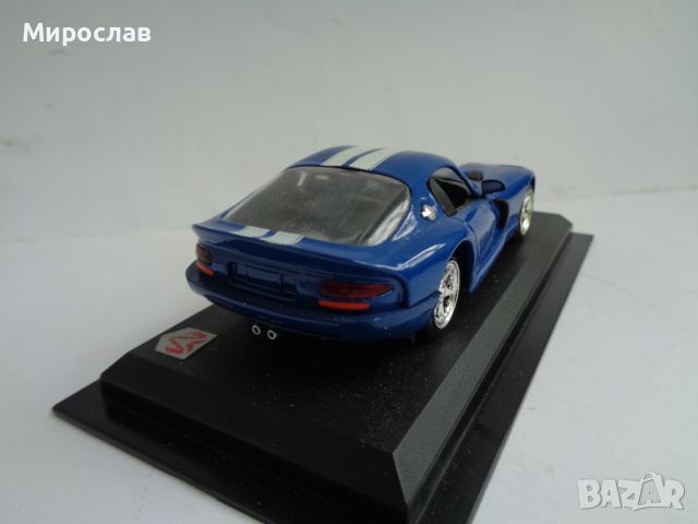 1:43 DODGE VIPER КОЛИЧКА ИГРАЧКА МОДЕЛ , снимка 4 - Колекции - 45437094
