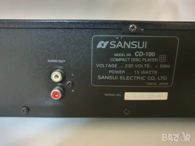 SANSUI-CD 190, снимка 11 - Ресийвъри, усилватели, смесителни пултове - 49236174