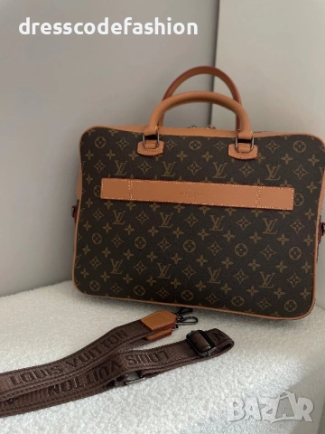 Кожена чанта за лаптоп Louis Vuitton , снимка 12 - Части за лаптопи - 53813605