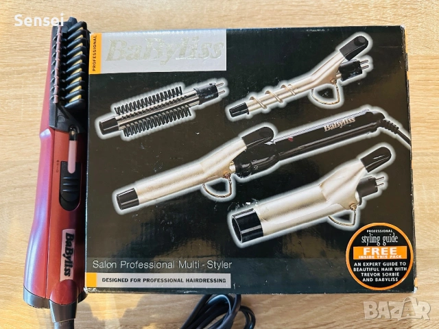 BaByliss Multi Styler комплект + маша – професионален, снимка 3 - Маши за коса - 53655343