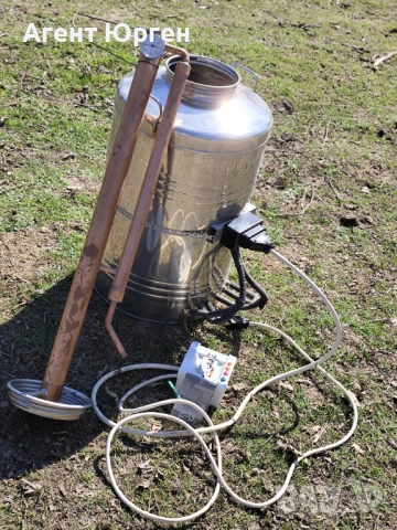 Казан за ракия на ток с медна дистилационна колона , снимка 7 - Други машини и части - 53838724