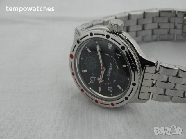 ВОСТОК АМФИБИЯ АВТОМАТИЧЕН- "STEVE ZISSOU" ref: 420526, снимка 4 - Мъжки - 52942673