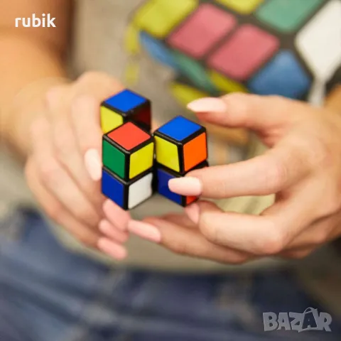 Оригинален магически пъзел Rubik's Edge 1x3x3 - С цветни пластини, снимка 9 - Игри и пъзели - 46999074