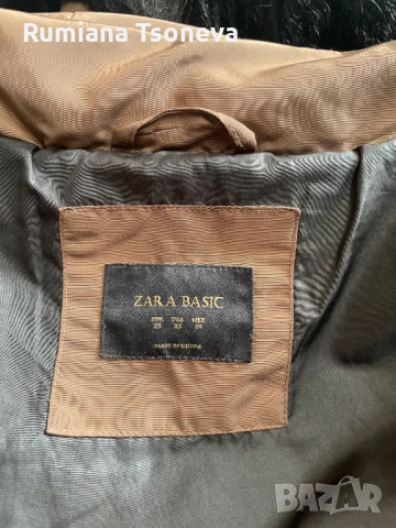 Дамско зимно яке ZARA - размер XS, снимка 5 - Якета - 53665742