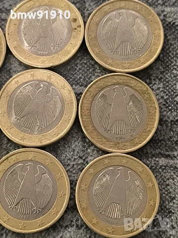 Колекционерски монети Германия 1 евро, снимка 7 - Нумизматика и бонистика - 54172365