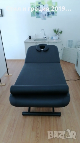 Електрическа кушетка Wenga (1мотор) - бяла/черна, снимка 11 - Кушетки - 43362302