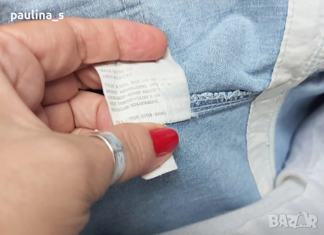 Два броя / Винтидж дънков марков сукман "Olympia" и "Motor jeans" , снимка 14 - Сукмани - 51299718