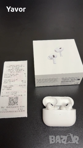 Apple AirPods Pro (2nd Gen) – 100% Оригинални + Пълен Комплект и Касов Бон