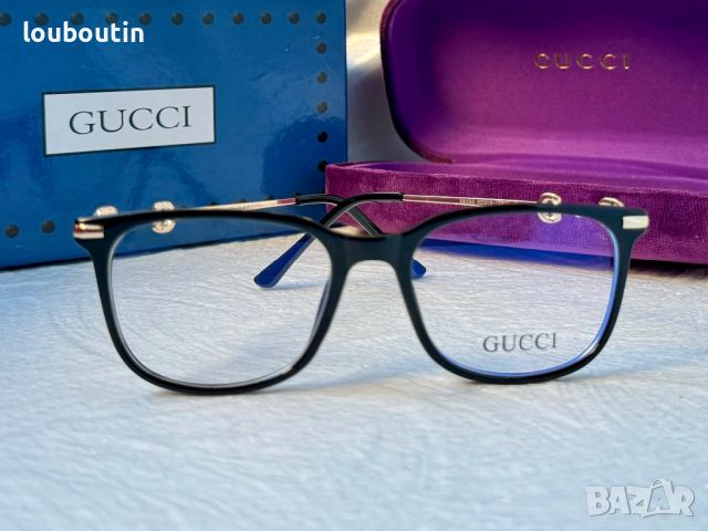 Gucci диоптрични рамки.прозрачни слънчеви,очила за компютър, снимка 7 - Слънчеви и диоптрични очила - 45186429