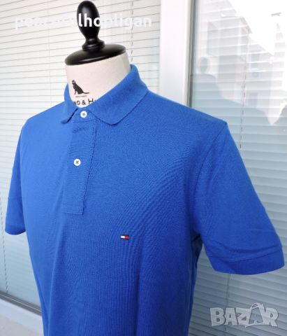 TOMMY HILFIGER Mens 40's Two Ply Cotton Polo T-Shirt  -мъжка  тениска размер M, снимка 3 - Тениски - 46295895
