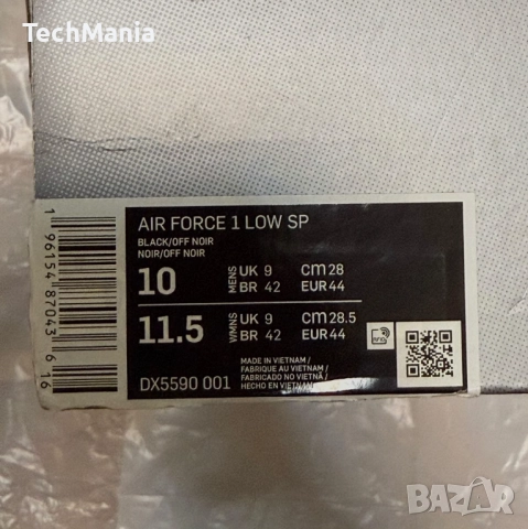 Маратонки Nike Air Force 1 Low x Slam Jam 44 номер, снимка 7 - Маратонки - 52699185