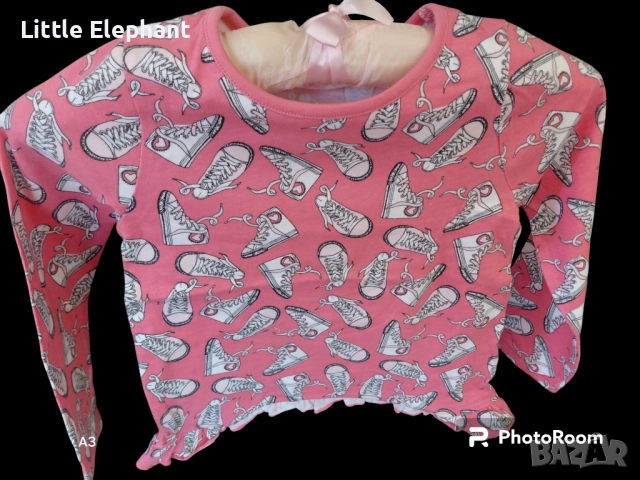 Бкузка с дълъг ръкав за 3-4 години кецки,колекция"Famous",Англия/нова