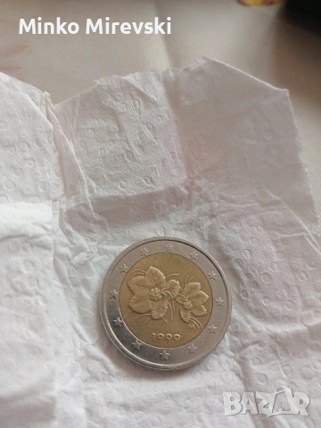 2 евро Финландия 1999