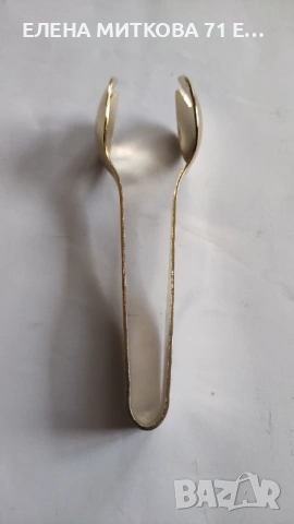 Масивна щипка за захар/лед от неръждаема стомана в златист цвят, снимка 8 - Прибори за хранене, готвене и сервиране - 53407518