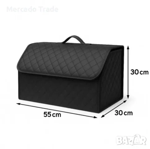 LUX кожен органайзер Mercado Trade, Сгъваем, Черен, Различни размери, снимка 6 - Аксесоари и консумативи - 50056589