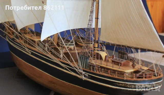 Макет на ветроходен кораб – клиперът Cutty Sark, снимка 14 - Колекции - 50425660